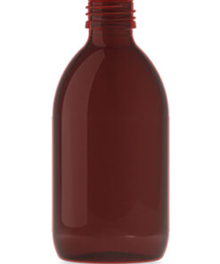 Pet-flaske ”Sirop” 300 ml brun, 28 mm