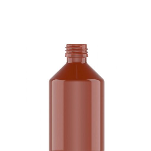 Pet-flaske ”Veral” 250 ml brun, 28 mm