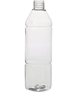 PET-flaske kjemi 500 ml klar, plastflaske