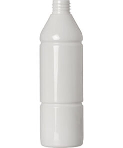 PET-flaske kjemi 500 ml hvit, plastflaske