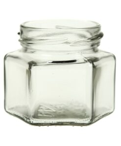 Sekskantet glass 106 ml, 53 mm