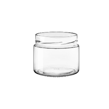 Krukke i glass 580 ml 82 mm DT