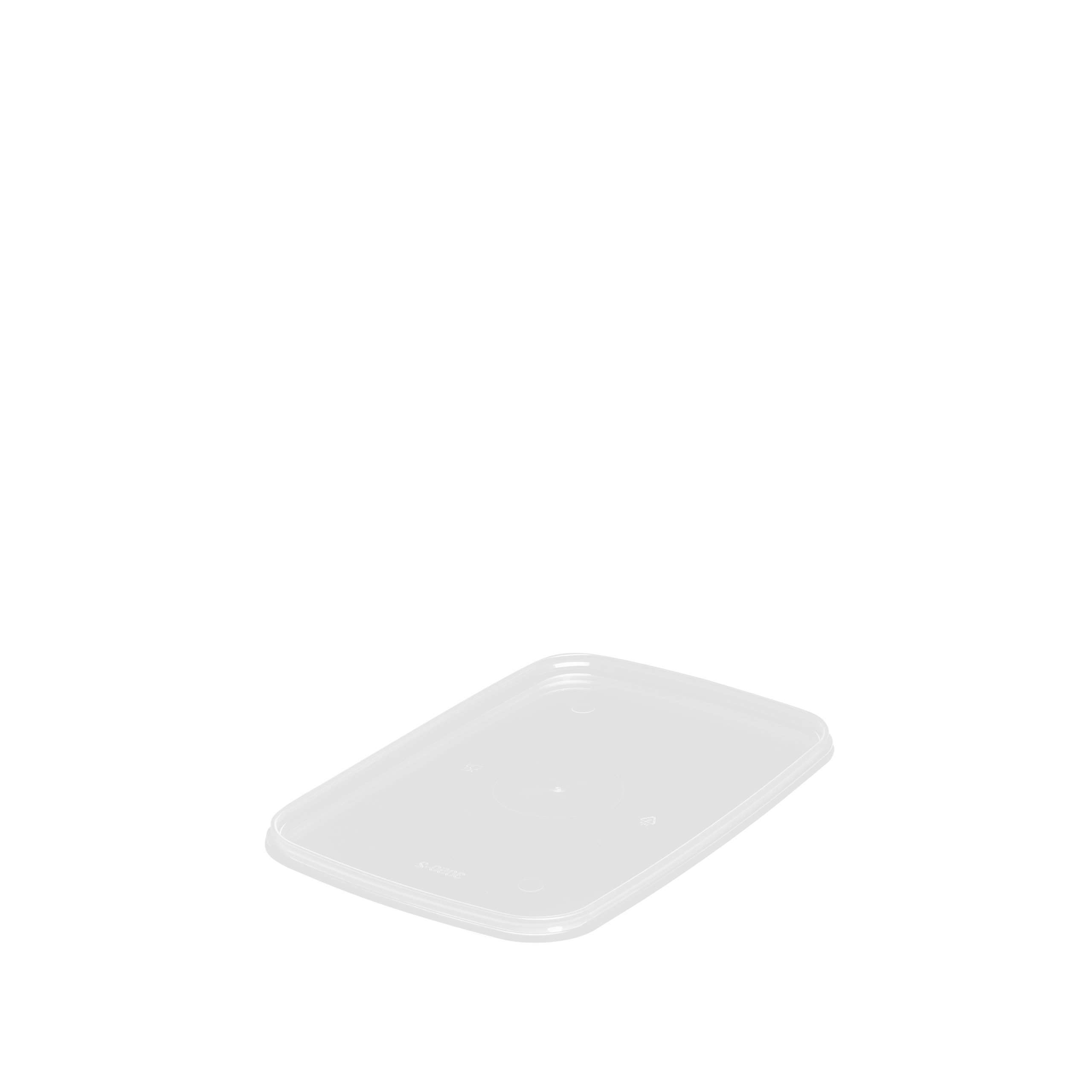 Plastlokk 129x192 mm klar TP