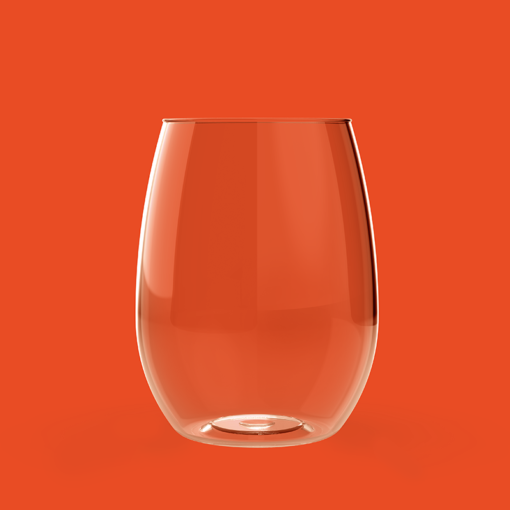 Plastglass "Til Tucker", vin eller vannglass