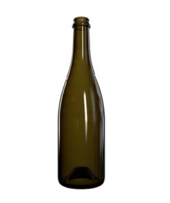 Glassflaske "Cremant" 750 ml. En grønnbrun glassflaske som passer til vin, cider, olje, bobler, saft, musserende og mye annet.