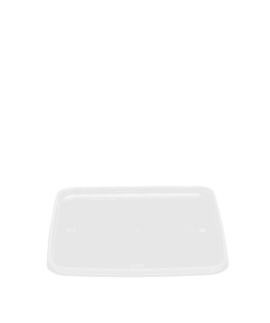 Plastlokk 195×195 mm klar TP